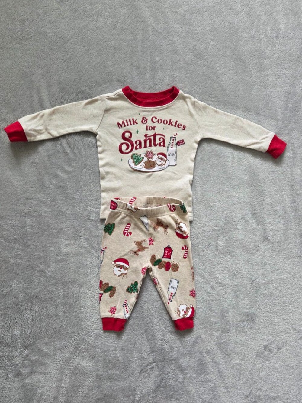 Unisex Christmas Pajamas, size 6-9 months